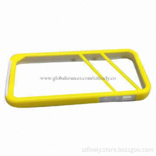 PC + TPU Case for iPhone 5/5S, Bumper, 2-in-1 Design, Various Colors are Available